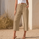 Selora – Women's Crinkle Capri Pants