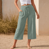 Selora – Women's Crinkle Capri Pants