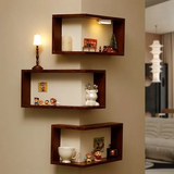 LuminaCorner – Illuminated Corner Wall Shelves with LED