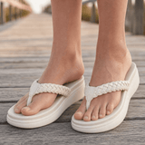 Soléna - Braided Platform Sandal for All Day Comfort