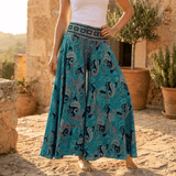 Solara – Women's Flowy Paisley Palazzo Pants