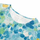 Soleia – Watercolor print flowing midi dress with pockets