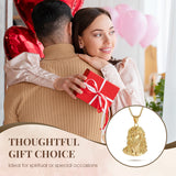 Faithly - Elegant Jesus Pendant Necklace, Gold or Silver
