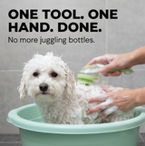 Sudsly – Pet Bath Brush with Built-in Shampoo Dispenser