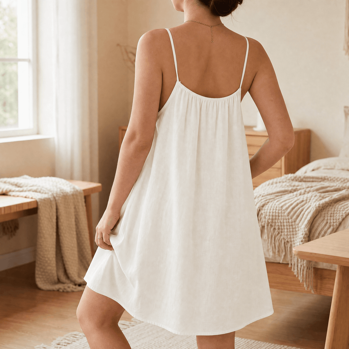 Summery Open-Back Sundress for Easy Summer Days