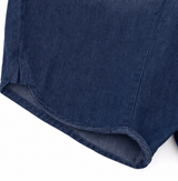 Sunova – Short Sleeve Denim-like Romper Jumpsuit with Pockets