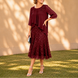 Elavine – Lace Overlay Dress That Moves With Grace, Not Against It