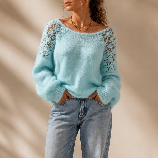 Wearbella – Lace-Knit Look Sweater That Looks Elevated, Not Plain