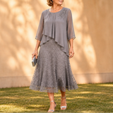 Elavine – Lace Overlay Dress That Moves With Grace, Not Against It