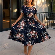 Navy Floral