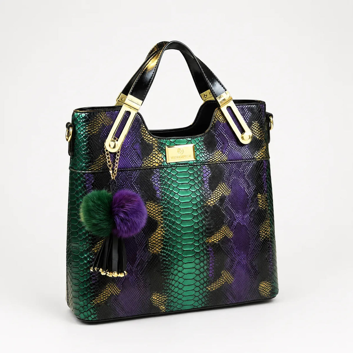Vestralia – Iridescent Snakeskin-look Tote Bag