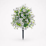 Blomora – Artificial Flower Stake Bouquet for Garden & Porch