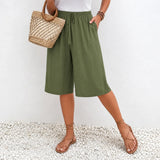 Calaya – Wide Leg Drawstring Pants for Women, Lightweight Summer Pull On Bottoms