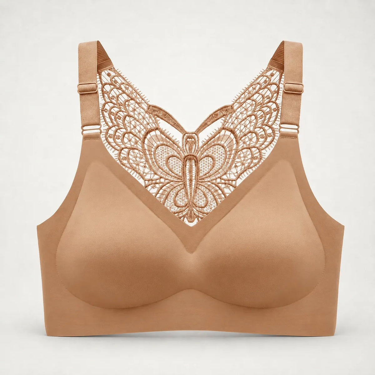 Solivia – Wireless Butterfly Back Bra with Seamless Ice Silk Look Cups