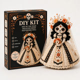 Stitch & Story – Day of the Dead Patchwork Doll DIY Craft Kit for Beginners