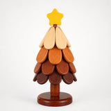 Pinecrest – Wooden Christmas Tree Trivet Set with Gravity-Fold Feathers