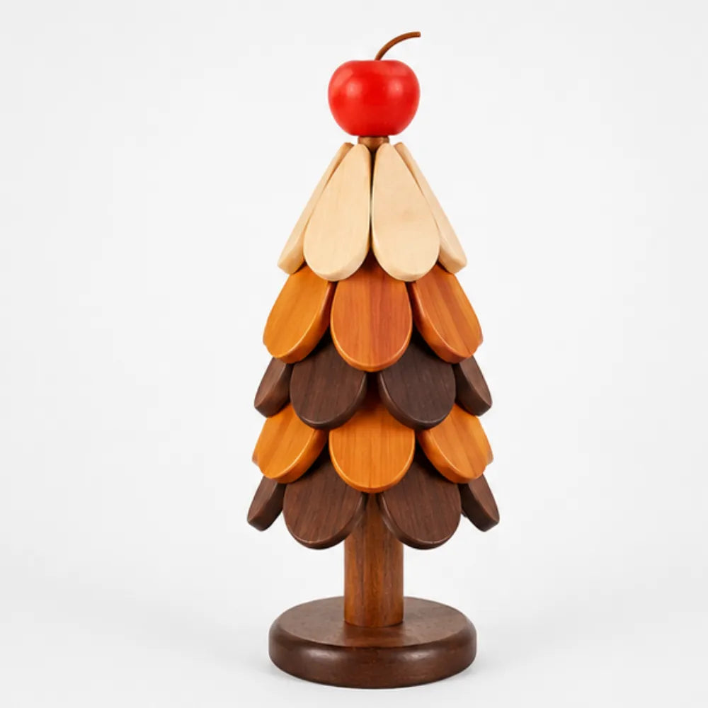 Pinecrest – Wooden Christmas Tree Trivet Set with Gravity-Fold Feathers