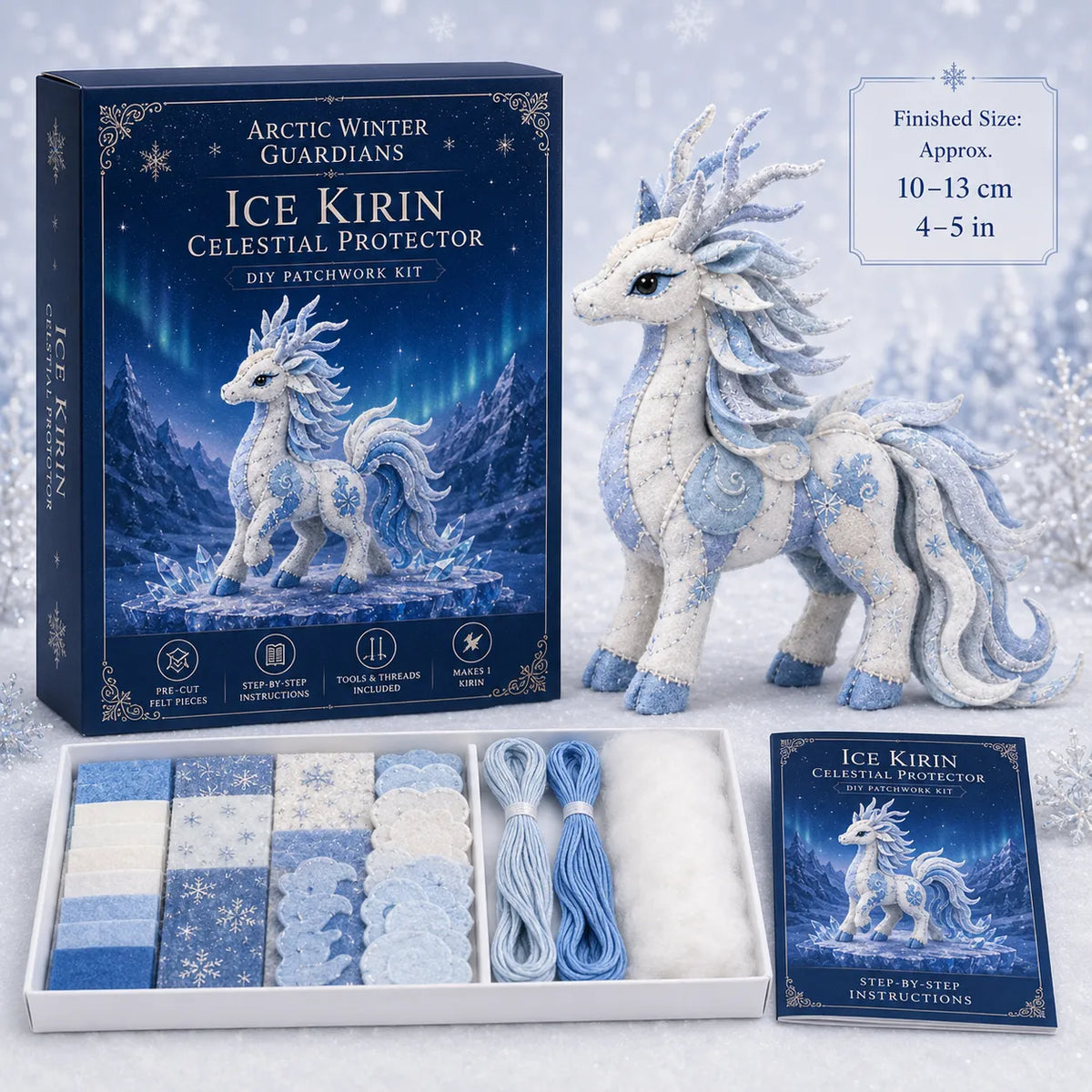 Stitchling – Winter Guardian DIY Felt Sewing Kit for Beginners