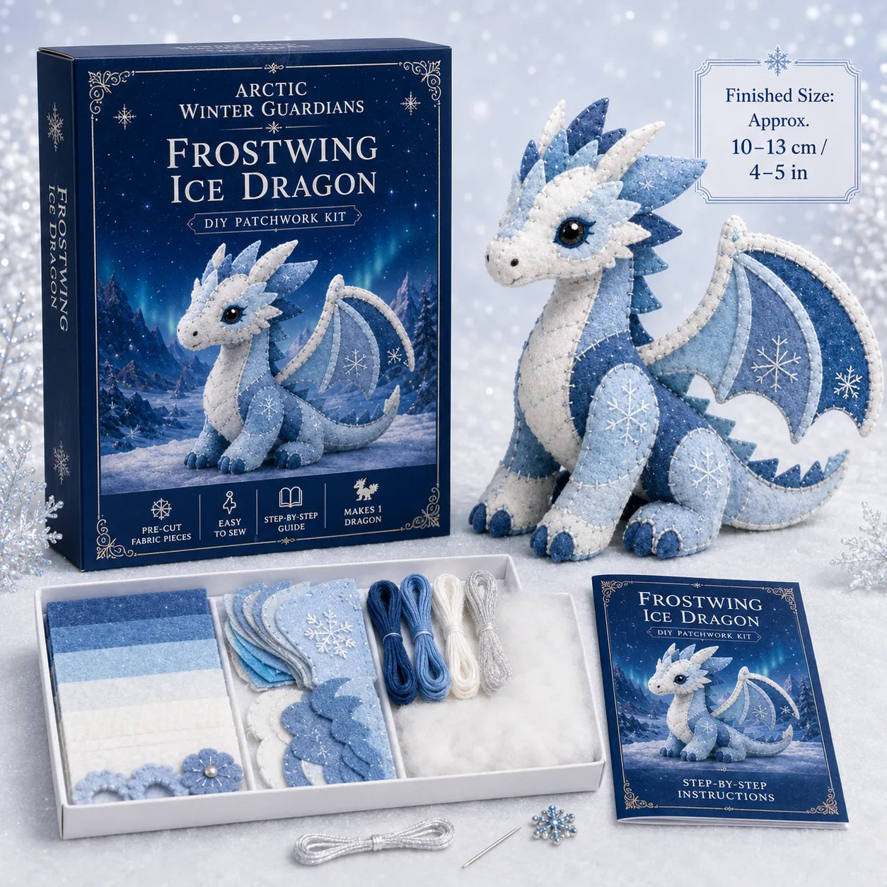 Stitchling – Winter Guardian DIY Felt Sewing Kit for Beginners