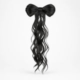 Lunavia – Bow Clip On Ponytail Hair Extension with Long Waves