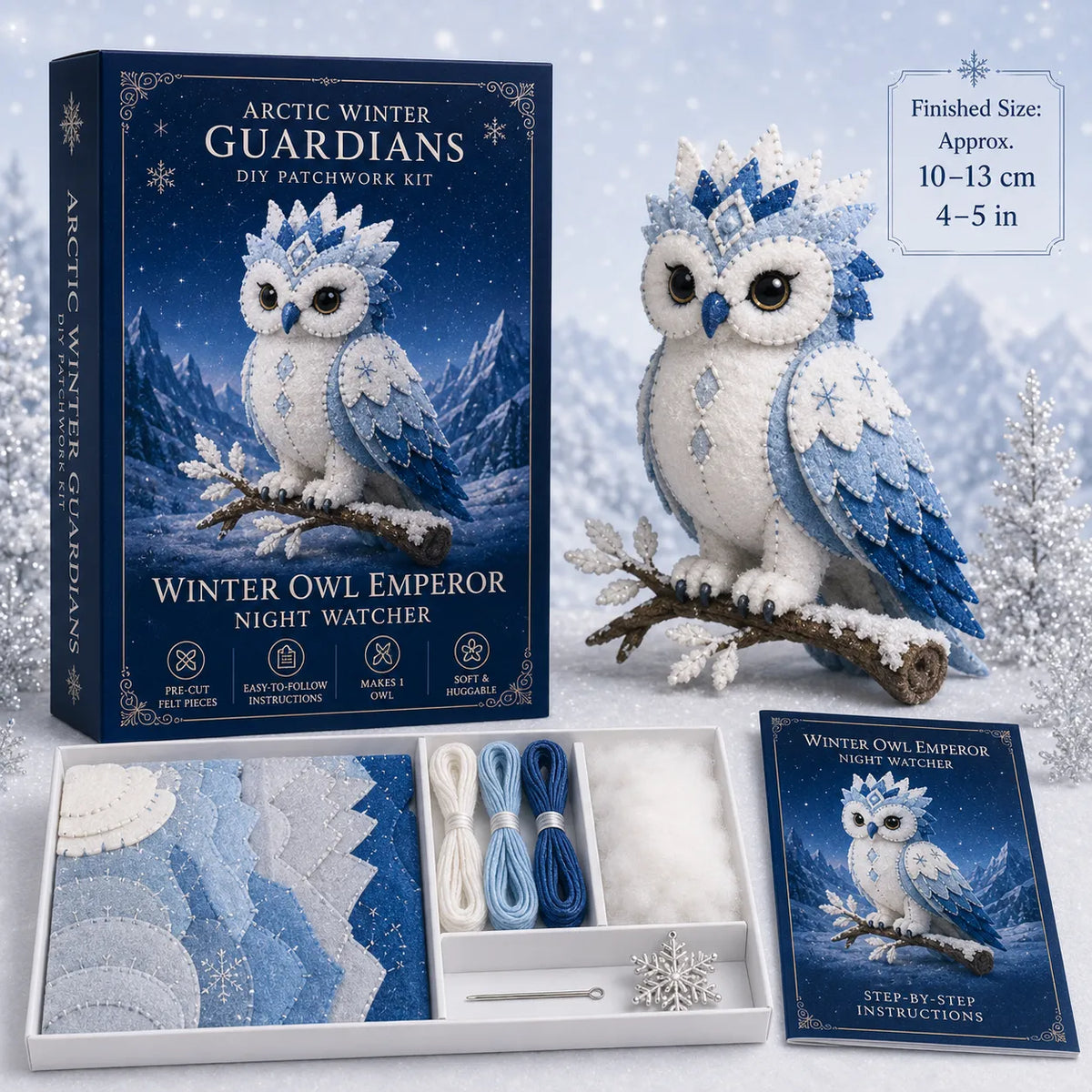 Stitchling – Winter Guardian DIY Felt Sewing Kit for Beginners