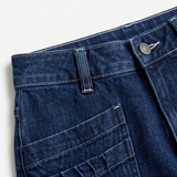 Vellora – Women's Patch-Pocket Wide-Leg Jeans