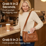 Veluna – Multi-Pocket Crossbody Bag for Everyday Carry