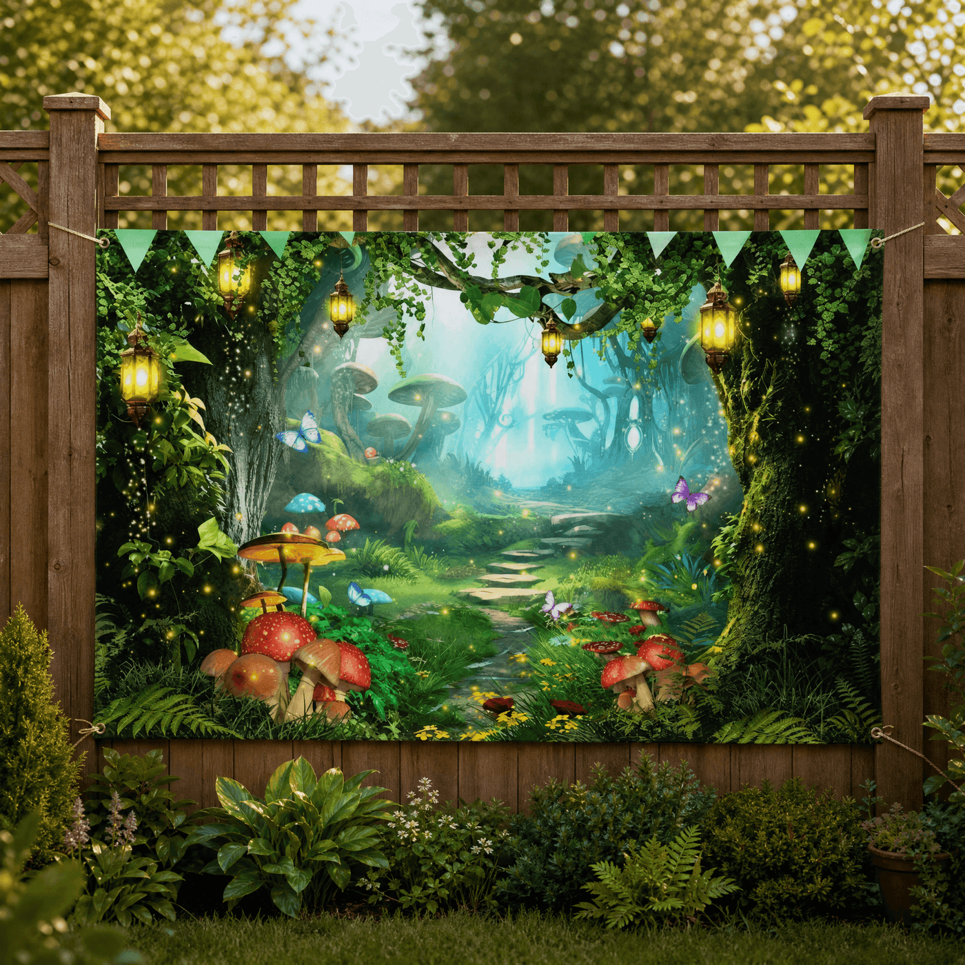 Verdara – Garden Backdrop Banner