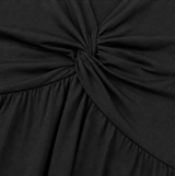 Wearbella – Plus Size V-Neck Twist Front Flutter Sleeve Dress with Pockets