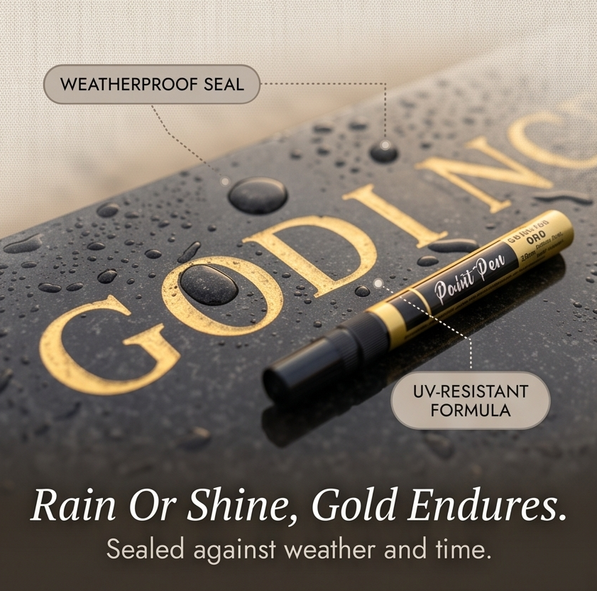 StoneTouch – Weatherproof Gold Marker for Headstones