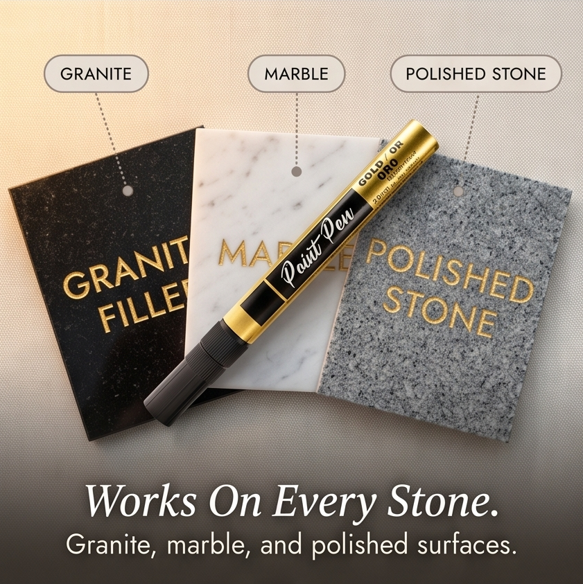 StoneTouch – Weatherproof Gold Marker for Headstones